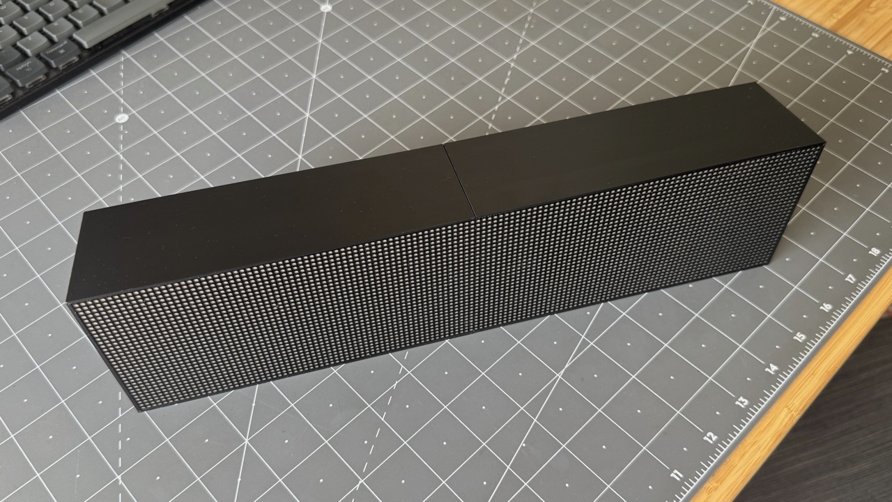 The completed hardware